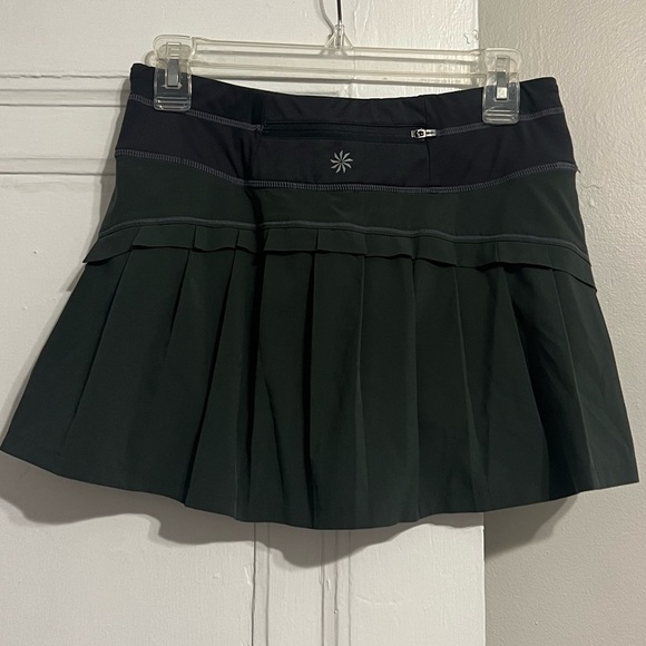 Athleta Runaround Skort Tennis Skirt Charcoal Gray XS - Picture 4 of 9